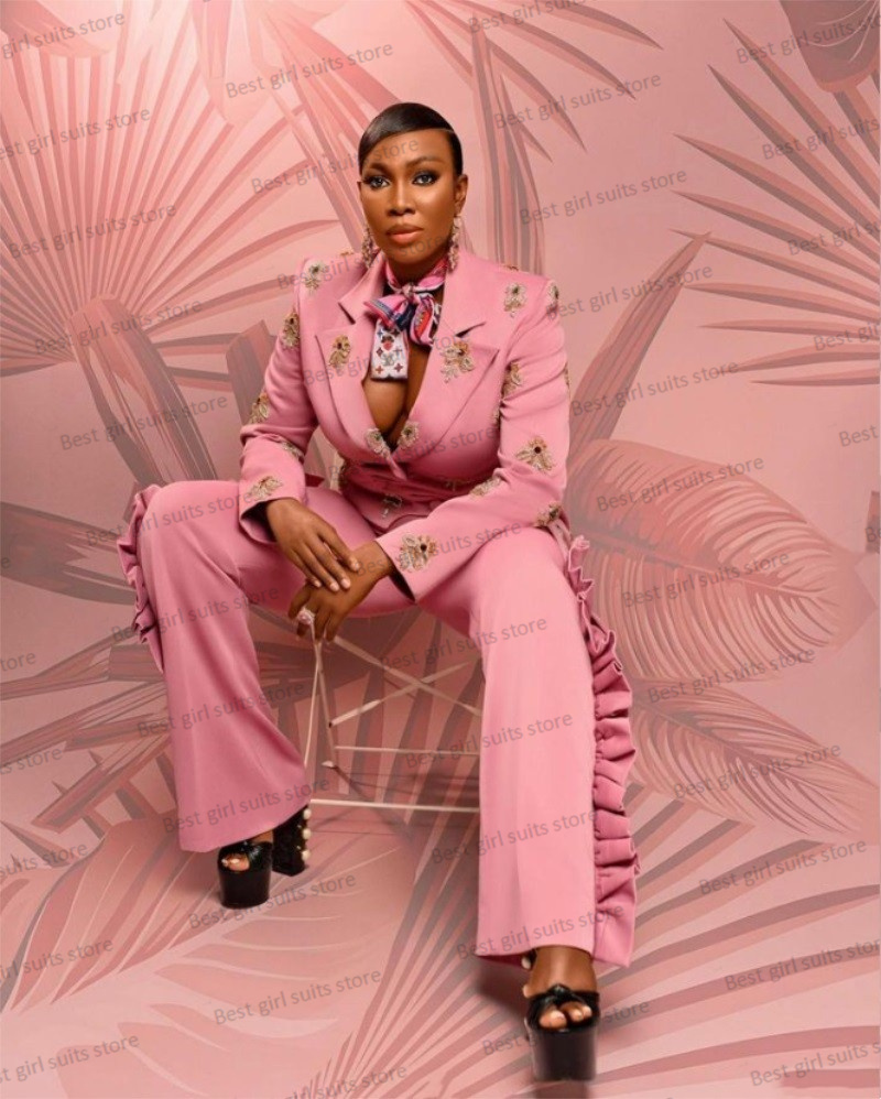 Pink Wedding Women Suit Set Bl - огляд і ціна Women Formal Wear Coat