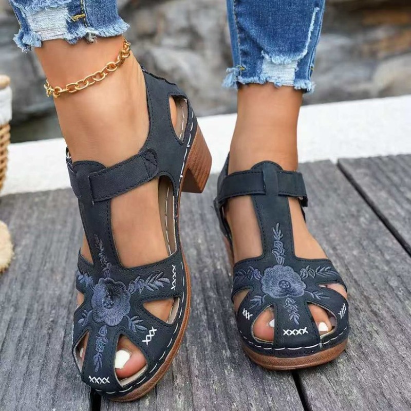 Women's Sandals Mid Block Heel - огляд і ціна Formal Women Daily Wear Footwear