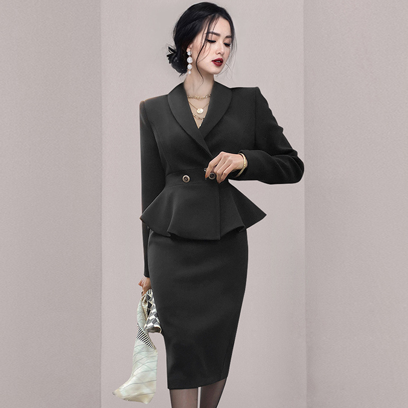 Elegant Office Ladies Dress Su - огляд і ціна Women Formal Wear With Blazer