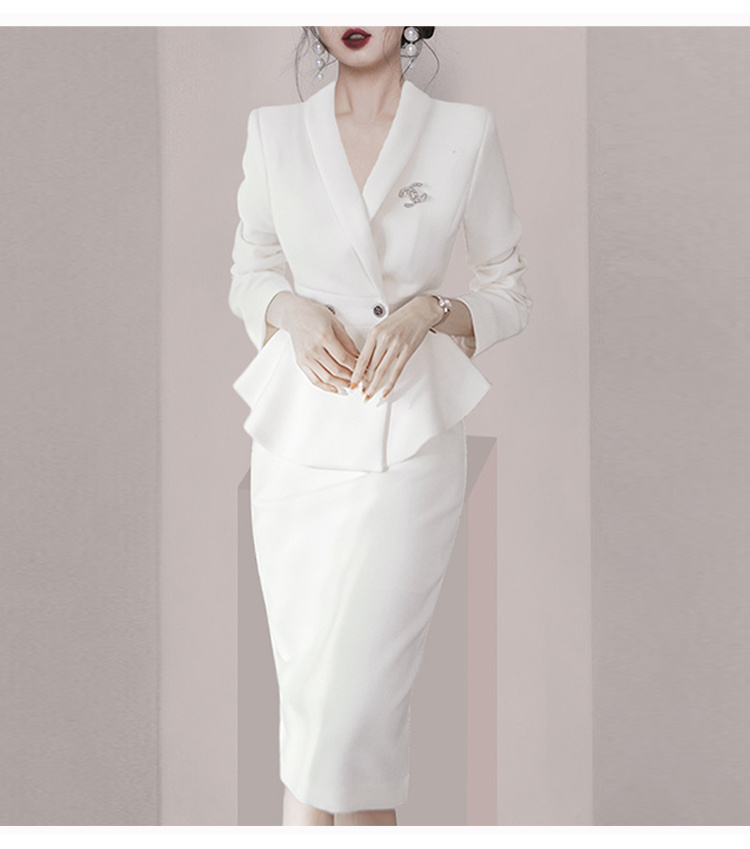 Elegant Office Ladies Dress Su - огляд і ціна Women Formal Wear With Blazer