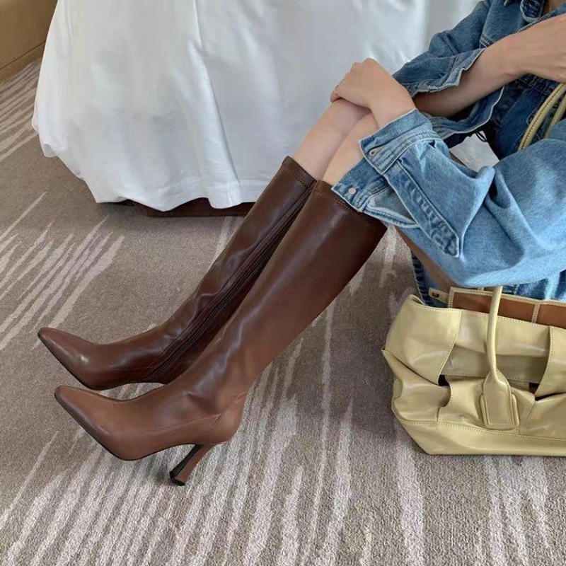 Women Knee High Boots Pointed  - огляд і ціна Formal Women Daily Wear Footwear