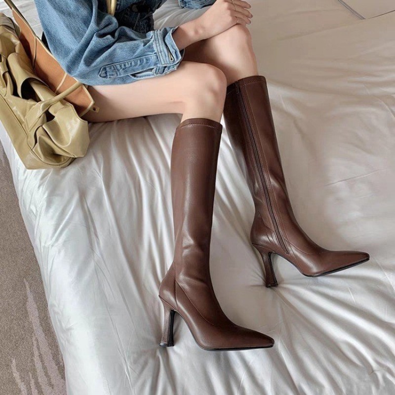 Women Knee High Boots Pointed  - огляд і ціна Formal Women Daily Wear Footwear