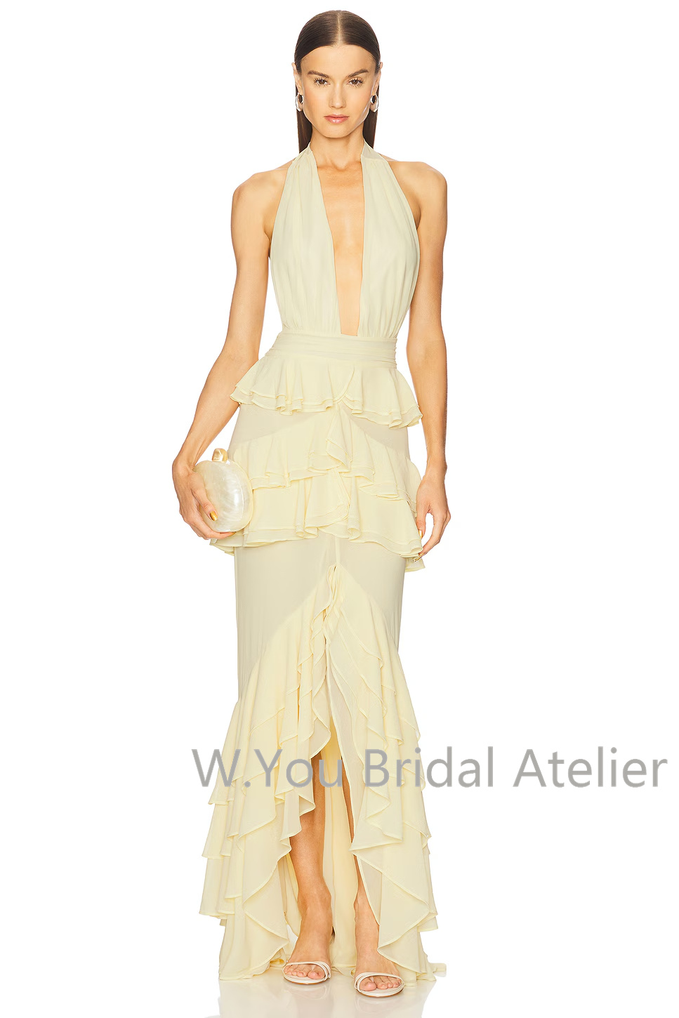 Evening Dresses Deep V Neck Ha - огляд і ціна Women'S Formal Wear For Wedding Guest