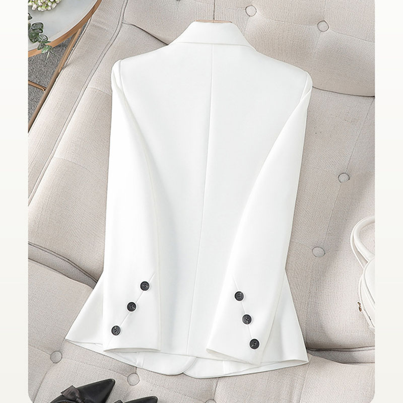 2025 New Spring Autumn White B - огляд і ціна Women Formal Wear With Black Blazer