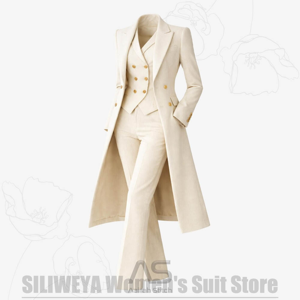 Women's Suit 3 Piece Double Br - огляд і ціна Women Formal Wear Coat