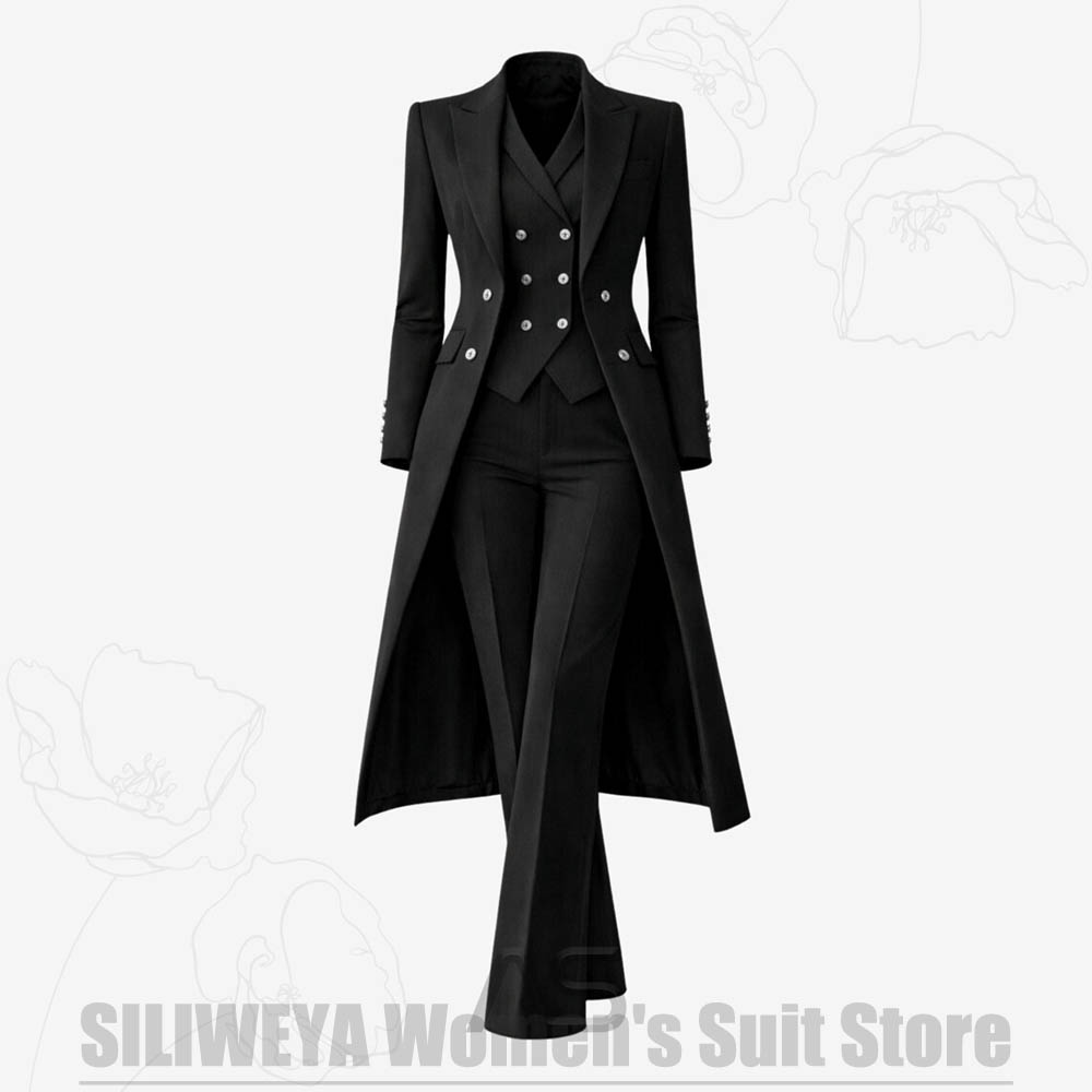 Women's Suit 3 Piece Double Br - огляд і ціна Women Formal Wear Coat