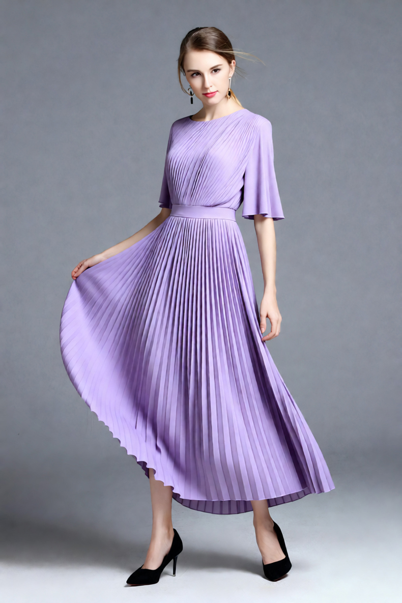Women's Lilac Cape Sleeve Plea - огляд і ціна Women'S Formal Wear For Wedding Guest