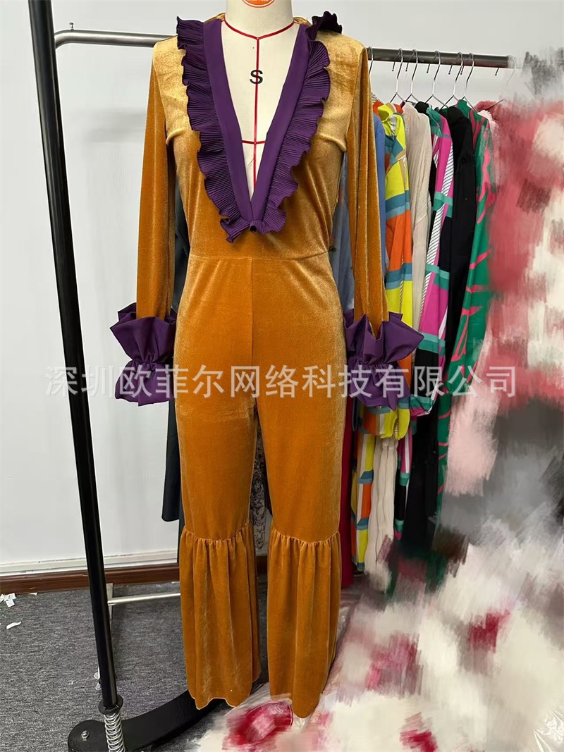 Yellow Purple Velvet Women Jum - огляд і ціна Women'S Formal Wear For Wedding Guest